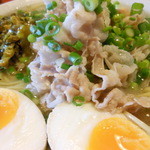 ラーメン櫻島 - しゃぶ肉アップ