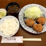 とんかつ 椿 - ヒレかつ定食 ¥1,800- (税込)
