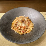 カーサ カルマ - 鶏ラグーのトマトソーススパゲッティ