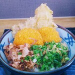 Serufuu Don Sakaide - ぶっかけ冷並 とり天 コロッケ460円