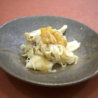 鮨 そえ島 - ◆渡り蟹とこのわた・・お酒泥棒な品。蟹の甘味とこのわたのクセのある味わいが、絶妙なハーモニー。