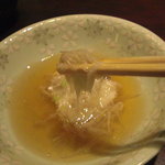 丸太町十二段家 - 海老芋は素麺の如く細く…