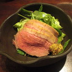 丸太町十二段家 - 鴨ロース。