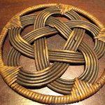 丸太町十二段家 - 急須敷きもの。