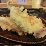 うどん 丸香 - 久々のゲソ天。相変わらずダイナミック！！