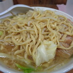 ラーメン二郎 - 一気に天地返し