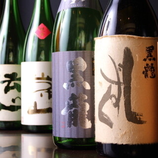 飲品種類豐富多樣備有福井縣引以為豪的多種當地酒