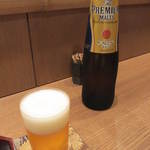 寿修 - 唯一用意されているこのビールから。