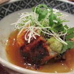 寿修 - レンコンもちに天然うなぎです。