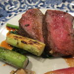 寿修 - 伊万里のイチボ肉です。