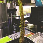 ひげ勝 - アスパラ!!（箸はソースに浸けたらダメですよ）