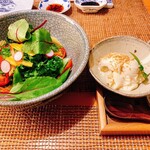 Gaden Terasu Hananoren - 『豆腐サラダ』
