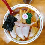 とら食堂 - 焼豚ワンタン麺