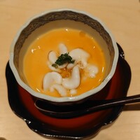 鮨 はしもと - 鱈の白子の茶碗蒸し