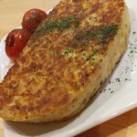 Teppanyaki Hanzou - 焼きポテトサラダの完成★