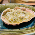 魚菜料理 縄屋 - 10.  焼蟹4 ：蟹味噌と蟹身　混ぜました