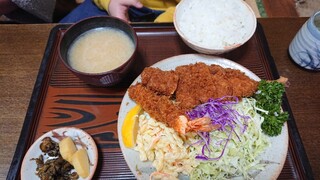 Tonkatsu Takada - チキンかつ定食＊エビ付