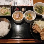 ヒトヨシロクメ堂 - からあげ定食@800