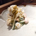もと井 - 渡り蟹の和え物