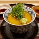 赤坂 鮨みのはら - 胡麻豆腐の茶碗蒸し