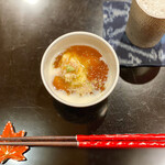寿司処 鶴と亀 - 白身魚の東寺蒸し