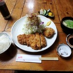 Ajino Mori Nagomiya - 黒豚　上ロースカツ定食￥1,950 