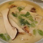 樽見 - 2012.8.2）松茸と湯葉の茶碗蒸し