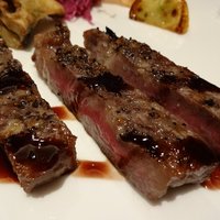 コンヴィヴィアリテ・イチノセ - 上州牛サーロインの炭火焼（＋1200円）