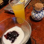 江戸三 - ジュースとヨーグルト♪