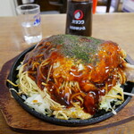 お好み焼き さかい - スペシャルそばダブル¥800