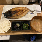 うまい魚が食べたくて - 鯖の干物定食¥900