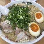 来来亭 - こってりラーメン大　※味玉追加