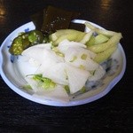 蕎麦茶屋 桜 - 漬物(無料セルフ）