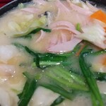 台湾料理 百鮮味 - 鍋・鶏白湯スープ☆  具が沢山選べます☆(o^-')b 