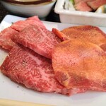 万葉 - レディース御膳のお肉