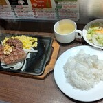 いきなりステーキ - ◆ヒレステーキ200ｇ・ワイルドステーキのスープ・サラダ・ライス◆♪