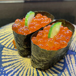 回し寿司 活 活美登利 - 上いくら軍艦@360円→310円