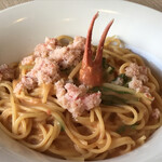 デニーズ - ☆紅ズワイ蟹のトマトクリームスパゲティ¥999(¥1098）冬のフェアメニュー♪