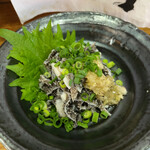 大衆酒場 まるは - センマイ刺380円