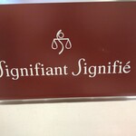 Signifiant Signifie - 