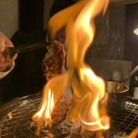 食べ飲み放題 焼肉ダイニングちからや 名駅店 - ファイヤー！