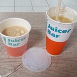 Juicer Bar - コーンスープ、ラフランスマンゴー