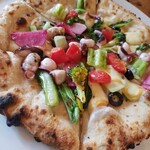 Pizzeria YOGANSU - 三原のタコ シンプルな味付け生地の美味しさが良くわかる