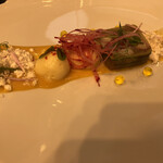 ソンブルイユ TOKYO - アプリコットのソースがたっぷり