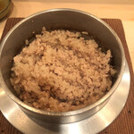 Torizen - 釜飯(混ぜた後)