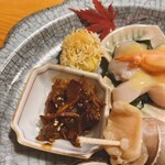 浅草じゅうろく - 鴨肉味噌煮＆栗毬栗