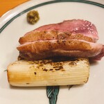 浅草じゅうろく - 鴨と長葱焼