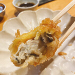 浅草じゅうろく - 牡蠣フライ断面