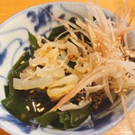 浅草じゅうろく - 海月＆若布