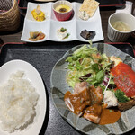 洋食店 黒木 - ダブルランチ1100円(税込)